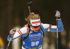 Venla Lehtonen of Finland competes in the women individual race of IBU Biathlon World Cup in Pokljuka, Slovenia. Women 15km individual race of IBU Biathlon World cup 2018-2019 was held in Pokljuka, Slovenia, on Thursday, 6th of December 2018.

