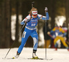 Venla Lehtonen of Finland competes in the women individual race of IBU Biathlon World Cup in Pokljuka, Slovenia. Women 15km individual race of IBU Biathlon World cup 2018-2019 was held in Pokljuka, Slovenia, on Thursday, 6th of December 2018.
