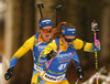 Emma Nilsson of Sweden (41) and Mona Brorsson of Sweden are competing in the women individual race of IBU Biathlon World Cup in Pokljuka, Slovenia. Women 15km individual race of IBU Biathlon World cup 2018-2019 was held in Pokljuka, Slovenia, on Thursday, 6th of December 2018.
