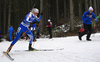 Mari Eder of Finland and coach of Finland Jonne Kahkonen during the women individual race of IBU Biathlon World Cup in Pokljuka, Slovenia. Women 15km individual race of IBU Biathlon World cup 2018-2019 was held in Pokljuka, Slovenia, on Thursday, 6th of December 2018.
