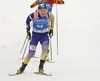 Winner Yuliia Dzhima of Ukraine competes in the women individual race of IBU Biathlon World Cup in Pokljuka, Slovenia. Women 15km individual race of IBU Biathlon World cup 2018-2019 was held in Pokljuka, Slovenia, on Thursday, 6th of December 2018.
