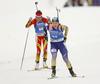 Winner Yuliia Dzhima of Ukraine competes in the women individual race of IBU Biathlon World Cup in Pokljuka, Slovenia. Women 15km individual race of IBU Biathlon World cup 2018-2019 was held in Pokljuka, Slovenia, on Thursday, 6th of December 2018.
