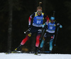 Johannes Thingnes Boe of Norway competes during the men sprint race of IBU Biathlon World Cup in Pokljuka, Slovenia. Men sprint race of IBU Biathlon World cup 2018-2019 was held in Pokljuka, Slovenia, on Friday, 7th of December 2018.
