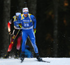 Tero Seppala of Finland competes during the men sprint race of IBU Biathlon World Cup in Pokljuka, Slovenia. Men sprint race of IBU Biathlon World cup 2018-2019 was held in Pokljuka, Slovenia, on Friday, 7th of December 2018.
