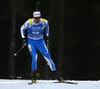 Olli Hiidensalo of Finland competes during the men sprint race of IBU Biathlon World Cup in Pokljuka, Slovenia. Men sprint race of IBU Biathlon World cup 2018-2019 was held in Pokljuka, Slovenia, on Friday, 7th of December 2018.
