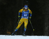 Peppe Femling of Sweden competes during the men sprint race of IBU Biathlon World Cup in Pokljuka, Slovenia. Men sprint race of IBU Biathlon World cup 2018-2019 was held in Pokljuka, Slovenia, on Friday, 7th of December 2018.
