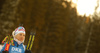 Winner Kaisa Makarainen of Finland during medal ceremony after the women sprint race of IBU Biathlon World Cup in Pokljuka, Slovenia. Women sprint race of IBU Biathlon World cup 2018-2019 was held in Pokljuka, Slovenia, on Saturday, 8th of December 2018.
