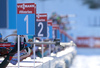  during zeroing before start of the women sprint race of IBU Biathlon World Cup in Pokljuka, Slovenia. Women sprint race of IBU Biathlon World cup 2018-2019 was held in Pokljuka, Slovenia, on Saturday, 8th of December 2018.
