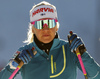 Kaisa Makarainen of Finland during zeroing before start of the women sprint race of IBU Biathlon World Cup in Pokljuka, Slovenia. Women sprint race of IBU Biathlon World cup 2018-2019 was held in Pokljuka, Slovenia, on Saturday, 8th of December 2018.
