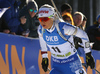 Mari Eder of Finland competes during the women sprint race of IBU Biathlon World Cup in Pokljuka, Slovenia. Women sprint race of IBU Biathlon World cup 2018-2019 was held in Pokljuka, Slovenia, on Saturday, 8th of December 2018.
