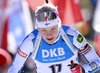 Kaisa Makarainen of Finland competes during the women sprint race of IBU Biathlon World Cup in Pokljuka, Slovenia. Women sprint race of IBU Biathlon World cup 2018-2019 was held in Pokljuka, Slovenia, on Saturday, 8th of December 2018.
