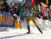 Linn Persson of Sweden competes during the women sprint race of IBU Biathlon World Cup in Pokljuka, Slovenia. Women sprint race of IBU Biathlon World cup 2018-2019 was held in Pokljuka, Slovenia, on Saturday, 8th of December 2018.
