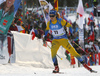 Mona Brorsson of Sweden competes during the women sprint race of IBU Biathlon World Cup in Pokljuka, Slovenia. Women sprint race of IBU Biathlon World cup 2018-2019 was held in Pokljuka, Slovenia, on Saturday, 8th of December 2018.
