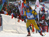 Mona Brorsson of Sweden competes during the women sprint race of IBU Biathlon World Cup in Pokljuka, Slovenia. Women sprint race of IBU Biathlon World cup 2018-2019 was held in Pokljuka, Slovenia, on Saturday, 8th of December 2018.
