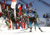 Justine Braisaz of France competes during the women sprint race of IBU Biathlon World Cup in Pokljuka, Slovenia. Women sprint race of IBU Biathlon World cup 2018-2019 was held in Pokljuka, Slovenia, on Saturday, 8th of December 2018.
