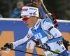 Jenny Fellman of Finland competes during the women sprint race of IBU Biathlon World Cup in Pokljuka, Slovenia. Women sprint race of IBU Biathlon World cup 2018-2019 was held in Pokljuka, Slovenia, on Saturday, 8th of December 2018.
