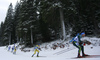 Martin Ponsiluoma of Sweden (M) competes during the men pursuit race of IBU Biathlon World Cup in Pokljuka, Slovenia. Men pursuit race of IBU Biathlon World cup 2018-2019 was held in Pokljuka, Slovenia, on Sunday, 9th of December 2018.
