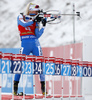 Mari Eder of Finland competes during the women pursuit race of IBU Biathlon World Cup in Pokljuka, Slovenia. Women pursuit race of IBU Biathlon World cup 2018-2019 was held in Pokljuka, Slovenia, on Sunday, 9th of December 2018.
