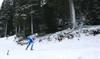 Tuomas Gronman of Finland competes during the men pursuit race of IBU Biathlon World Cup in Pokljuka, Slovenia. Men pursuit race of IBU Biathlon World cup 2018-2019 was held in Pokljuka, Slovenia, on Sunday, 9th of December 2018.
