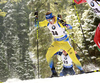 Martin Ponsiluoma of Sweden competes during the men pursuit race of IBU Biathlon World Cup in Pokljuka, Slovenia. Men pursuit race of IBU Biathlon World cup 2018-2019 was held in Pokljuka, Slovenia, on Sunday, 9th of December 2018.
