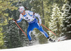 Tuomas Gronman of Finland competes during the men pursuit race of IBU Biathlon World Cup in Pokljuka, Slovenia. Men pursuit race of IBU Biathlon World cup 2018-2019 was held in Pokljuka, Slovenia, on Sunday, 9th of December 2018.
