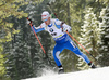 Tuomas Gronman of Finland competes during the men pursuit race of IBU Biathlon World Cup in Pokljuka, Slovenia. Men pursuit race of IBU Biathlon World cup 2018-2019 was held in Pokljuka, Slovenia, on Sunday, 9th of December 2018.
