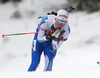 Tuomas Gronman of Finland competes during the men pursuit race of IBU Biathlon World Cup in Pokljuka, Slovenia. Men pursuit race of IBU Biathlon World cup 2018-2019 was held in Pokljuka, Slovenia, on Sunday, 9th of December 2018.
