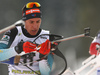 Quentin Fillon Maillet of France competes during the men pursuit race of IBU Biathlon World Cup in Pokljuka, Slovenia. Men pursuit race of IBU Biathlon World cup 2018-2019 was held in Pokljuka, Slovenia, on Sunday, 9th of December 2018.
