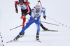 Tuomas Gronman of Finland competes during the men pursuit race of IBU Biathlon World Cup in Pokljuka, Slovenia. Men pursuit race of IBU Biathlon World cup 2018-2019 was held in Pokljuka, Slovenia, on Sunday, 9th of December 2018
