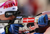 Kaisa Makarainen of Finland during zeroing before start of the women pursuit race of IBU Biathlon World Cup in Pokljuka, Slovenia. Women pursuit race of IBU Biathlon World cup 2018-2019 was held in Pokljuka, Slovenia, on Sunday, 9th of December 2018.
