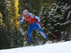 Kaisa Makarainen of Finland competes during the women pursuit race of IBU Biathlon World Cup in Pokljuka, Slovenia. Women pursuit race of IBU Biathlon World cup 2018-2019 was held in Pokljuka, Slovenia, on Sunday, 9th of December 2018.
