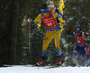 Linn Persson of Sweden competes during the women pursuit race of IBU Biathlon World Cup in Pokljuka, Slovenia. Women pursuit race of IBU Biathlon World cup 2018-2019 was held in Pokljuka, Slovenia, on Sunday, 9th of December 2018.
