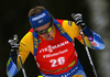 Emma Nilsson of Sweden competes during the women pursuit race of IBU Biathlon World Cup in Pokljuka, Slovenia. Women pursuit race of IBU Biathlon World cup 2018-2019 was held in Pokljuka, Slovenia, on Sunday, 9th of December 2018.
