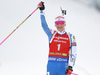 Kaisa Makarainen of Finland competes during the women pursuit race of IBU Biathlon World Cup in Pokljuka, Slovenia. Women pursuit race of IBU Biathlon World cup 2018-2019 was held in Pokljuka, Slovenia, on Sunday, 9th of December 2018.
