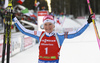 Kaisa Makarainen of Finland competes during the women pursuit race of IBU Biathlon World Cup in Pokljuka, Slovenia. Women pursuit race of IBU Biathlon World cup 2018-2019 was held in Pokljuka, Slovenia, on Sunday, 9th of December 2018.
