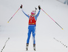 Kaisa Makarainen of Finland competes during the women pursuit race of IBU Biathlon World Cup in Pokljuka, Slovenia. Women pursuit race of IBU Biathlon World cup 2018-2019 was held in Pokljuka, Slovenia, on Sunday, 9th of December 2018.
