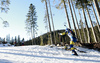 Sebastian Samuelsson of Sweden competes during the Men Sprint race of BMW IBU Biathlon World cup in Pokljuka, Slovenia. Men Sprint race of BMW IBU Biathlon World cup was held in Pokljuka, Slovenia, on Friday 6th of January 2023.