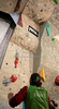 Caroline Ciavaldini of France before women finals of last IFSC Sport Climbing World cup of 2009 season. Final race of IFSC Sport Climbing World Cup of 2009 season was held in Kranj, Slovenia on 15th of November 2009. 
