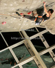 Patxi Usobiaga Lakunza of Spain climbing during men finals of last IFSC Sport Climbing World cup of 2009 season. Final race of IFSC Sport Climbing World Cup of 2009 season was held in Kranj, Slovenia on 15th of November 2009. 

