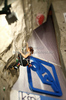 Akiyo Noguchi of Japan during women finals of last IFSC Sport Climbing World cup of 2010 season. Final race of IFSC Sport Climbing World Cup of 2010 season was held in Kranj, Slovenia on 14th of November 2010.
