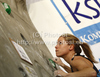 Maja Vidmar of Slovenia during women finals of last IFSC Sport Climbing World cup of 2010 season. Final race of IFSC Sport Climbing World Cup of 2010 season was held in Kranj, Slovenia on 14th of November 2010.
