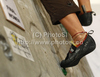 Yuka Kobayashi of Japan during women finals of last IFSC Sport Climbing World cup of 2010 season. Final race of IFSC Sport Climbing World Cup of 2010 season was held in Kranj, Slovenia on 14th of November 2010.
