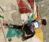 Akiyo Noguchi of Japan during women finals of last IFSC Sport Climbing World cup of 2010 season. Final race of IFSC Sport Climbing World Cup of 2010 season was held in Kranj, Slovenia on 14th of November 2010.
