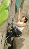 Jain Kim of Korea during women finals of last IFSC Sport Climbing World cup of 2010 season. Final race of IFSC Sport Climbing World Cup of 2010 season was held in Kranj, Slovenia on 14th of November 2010.
