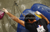Manuel Romain of France during men finals of last IFSC Sport Climbing World cup of 2010 season. Final race of IFSC Sport Climbing World Cup of 2010 season was held in Kranj, Slovenia on 14th of November 2010.
