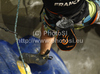 Gauthier Supper of France during men finals of last IFSC Sport Climbing World cup of 2010 season. Final race of IFSC Sport Climbing World Cup of 2010 season was held in Kranj, Slovenia on 14th of November 2010.
