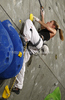 Maja Vidmar of Slovenia during women finals of IFSC Sport Climbing World cup 2011. Finals of IFSC Sport Climbing World Cup 2011 were held in Kranj, Slovenia on 20th of November 2011.

