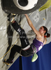 Third placed Katharina Posch of Austria during women finals of IFSC Sport Climbing World cup 2011. Finals of IFSC Sport Climbing World Cup 2011 were held in Kranj, Slovenia on 20th of November 2011.
