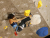 Yuka Kobayashi of Japan climbing during finals of IFSC Climbing World cup in Kranj, Slovenia. IFSC Climbing World cup finals were held in Zlato Polje Arena in Kranj, Slovenia, on Sunday, 16th of November 2014.
