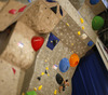 Second placed Jain Kim of Korea climbing during finals of IFSC Climbing World cup in Kranj, Slovenia. IFSC Climbing World cup finals were held in Zlato Polje Arena in Kranj, Slovenia, on Sunday, 16th of November 2014.
